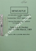 Newcastle Combined Station Working and Passenger Train Departures (Durham Electrification Diversions via Leamside) - Saturday & Sunday 18th & 19th March, 1989 by British Railways